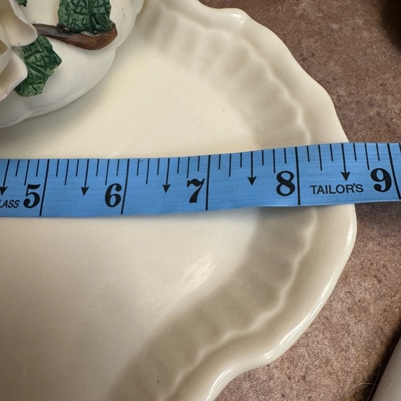 VINTAGE MAGNOLIA child’s tea set miniature collectible Grn Cream 10 piece EUC - Picture 11 of 15